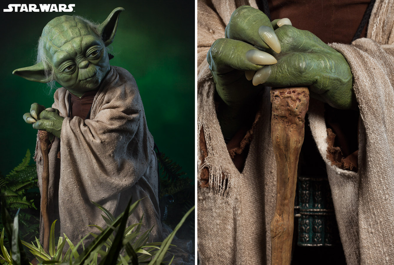 Illustration for article titled A Jedi Master Would Surely Approve of Spending $2,500 on This Life-Size Yoda